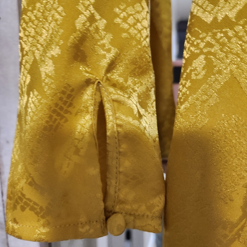 WAYF Rae Ruched Snake Jacquard Dress - Picture 7 of 7